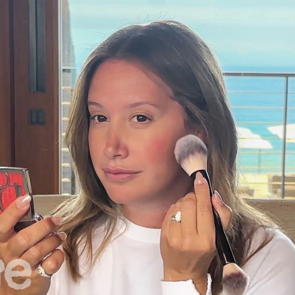 Ashley Tisdale's 10-Minute Routine for a Minimalist Summer Look